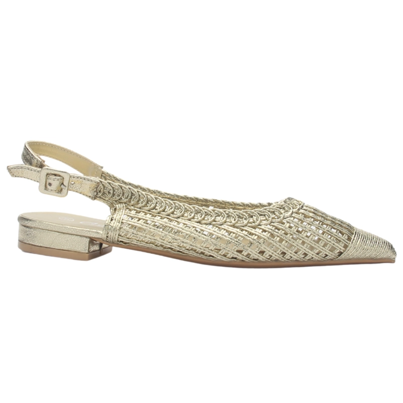 BALLERINA MUJER CASUAL DORADO CHALADA MARIS-21 - 1