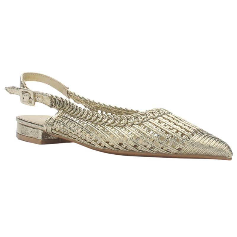 BALLERINA MUJER CASUAL DORADO CHALADA MARIS-21 - 3