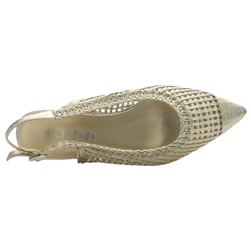 BALLERINA MUJER CASUAL DORADO CHALADA MARIS-21 - 5