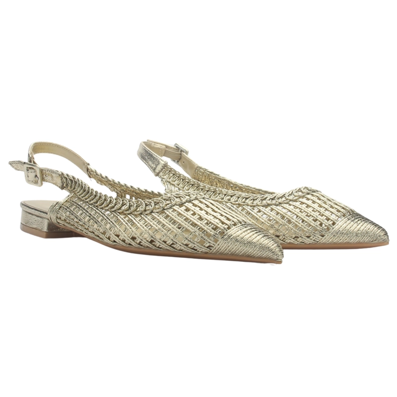 BALLERINA MUJER CASUAL DORADO CHALADA MARIS-21 - 6
