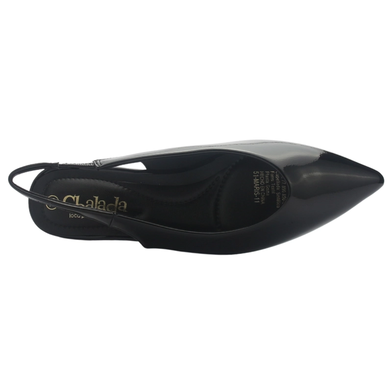 BALLERINA MUJER CASUAL NEGRO CHALADA MARIS-11 - 5