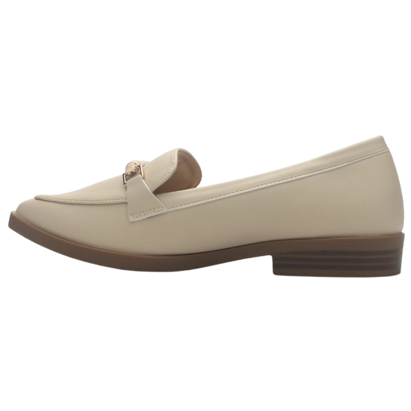 MOCASIN DE MUJER DE COLOR BEIGE CASUAL CHALADA RAMI-1 - 2
