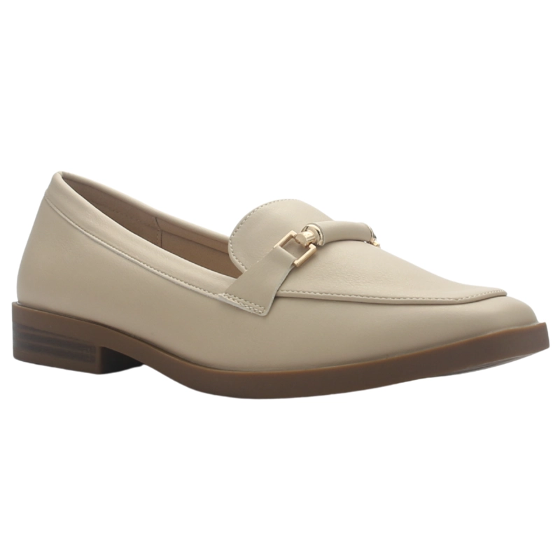 MOCASIN DE MUJER DE COLOR BEIGE CASUAL CHALADA RAMI-1 - 3