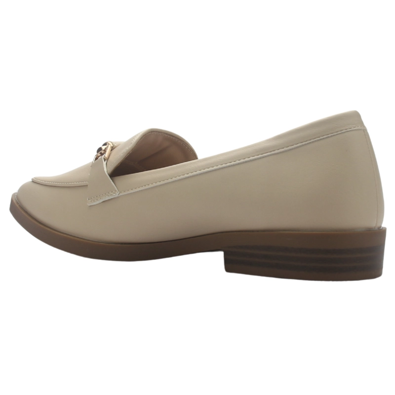 MOCASIN DE MUJER DE COLOR BEIGE CASUAL CHALADA RAMI-1 - 4