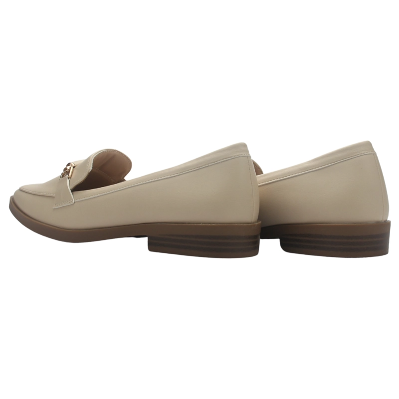 MOCASIN DE MUJER DE COLOR BEIGE CASUAL CHALADA RAMI-1 - 6