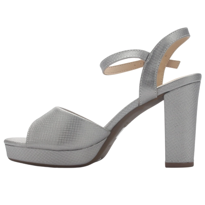 SANDALIA MUJER CASUAL PLATEADO CHALADA VOCE-1 - 2