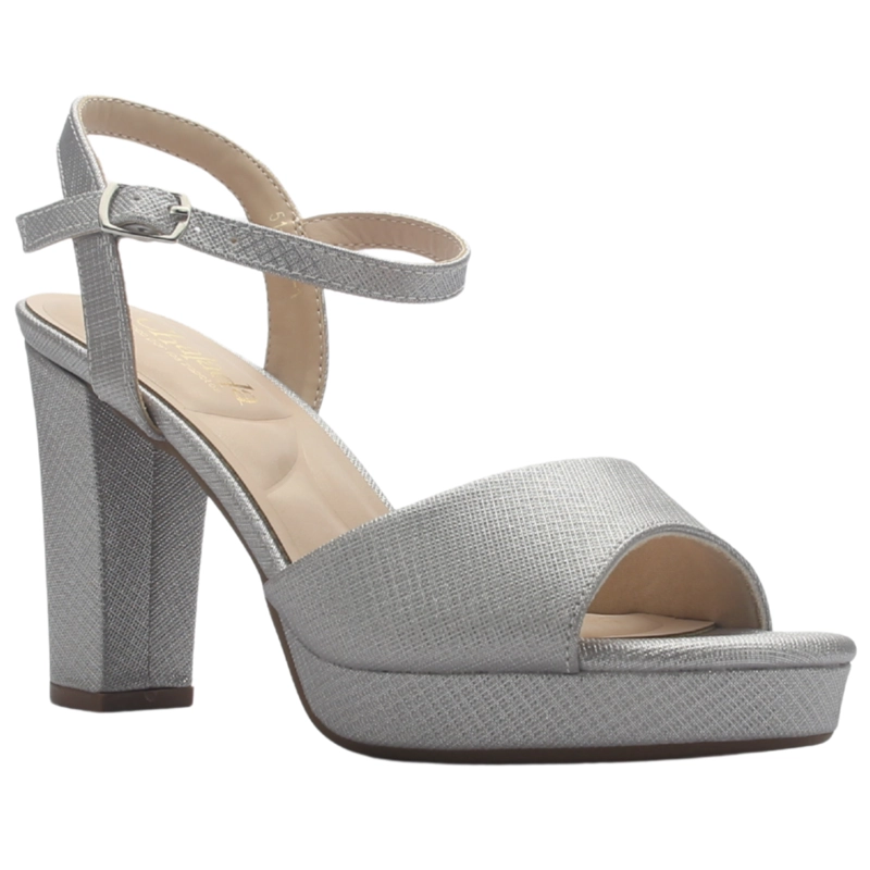 SANDALIA MUJER CASUAL PLATEADO CHALADA VOCE-1 - 3