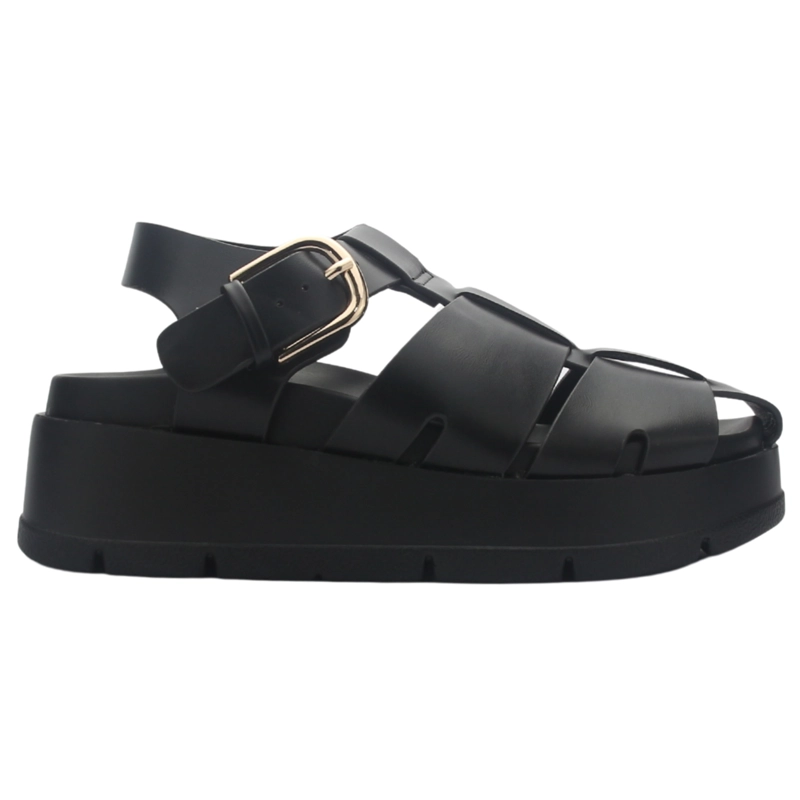 SANDALIA MUJER CASUAL NEGRO CHALADA CUMBIA-32 - 1