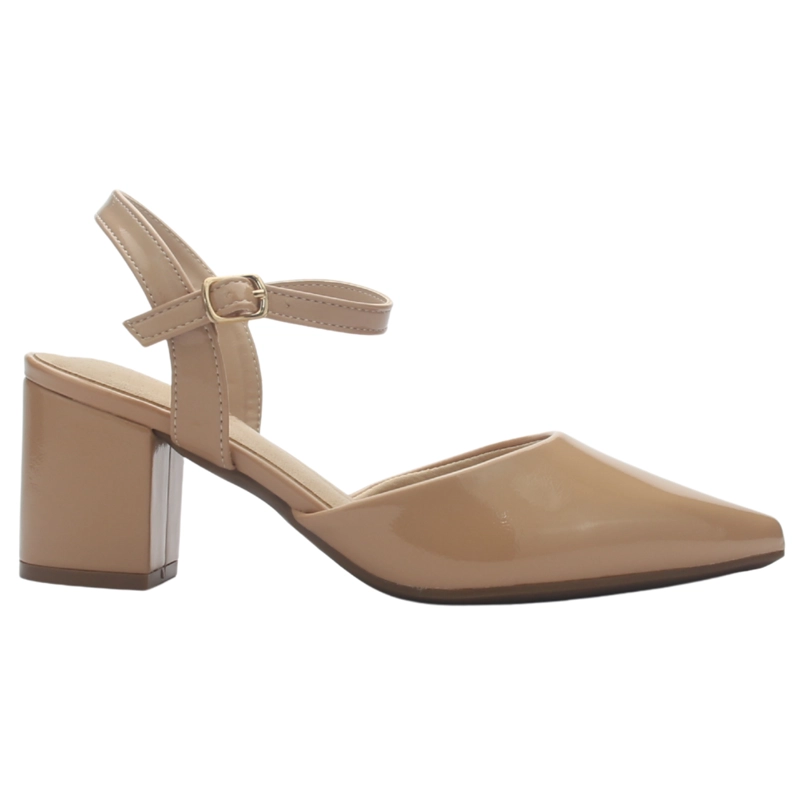 ZAPATO MUJER CASUAL BEIGE CHALADA BOLSE-53 - 1