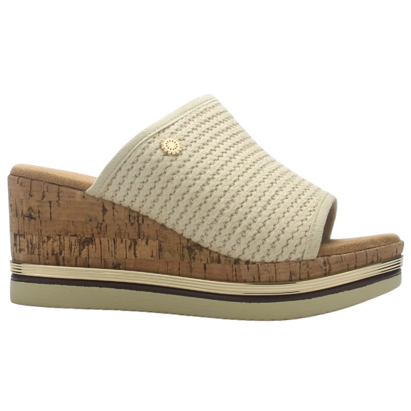 SANDALIA MUJER CASUAL BEIGE CHALADA TERU-2 - 1