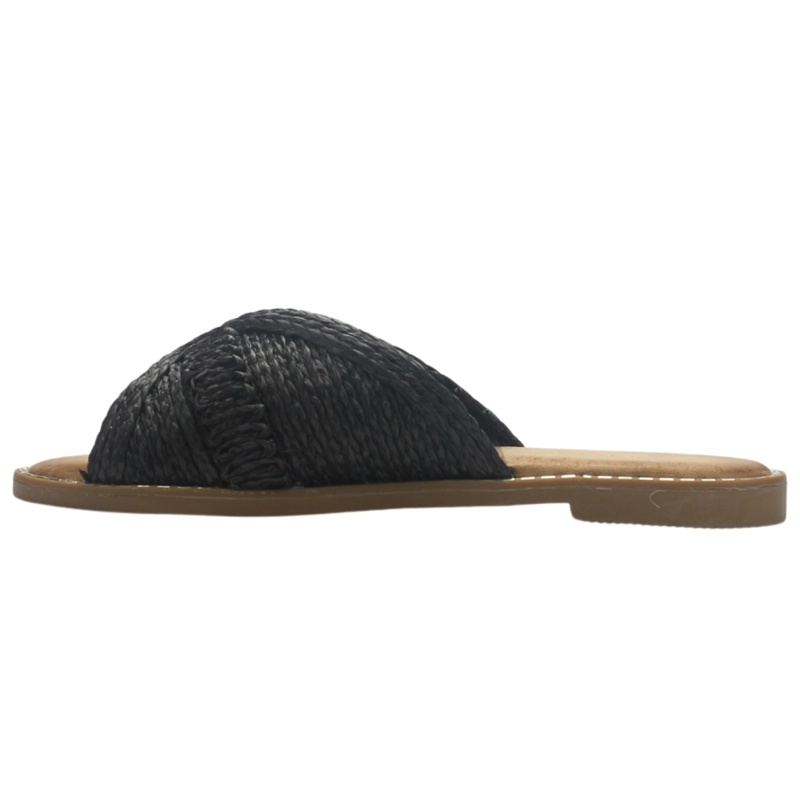 SANDALIA MUJER CASUAL NEGRO CHALADA ALKI-14 - 2