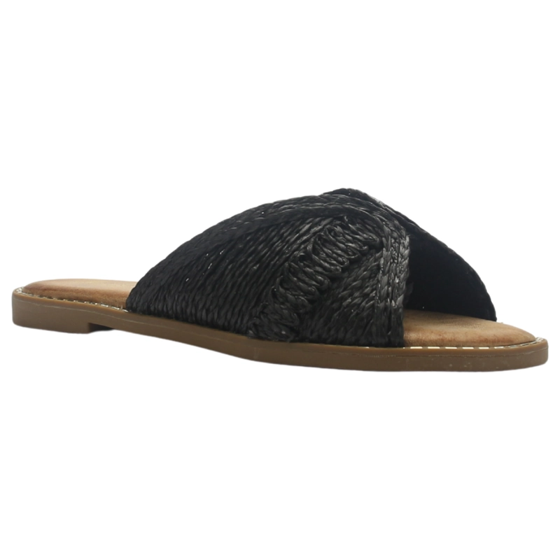 SANDALIA MUJER CASUAL NEGRO CHALADA ALKI-14 - 3