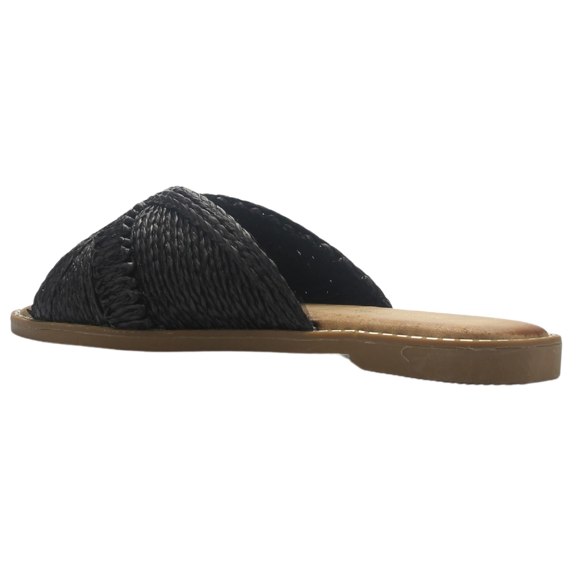 SANDALIA MUJER CASUAL NEGRO CHALADA ALKI-14 - 4