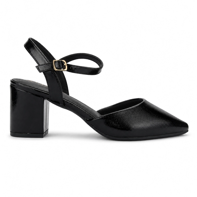 ZAPATO NEGRO MUJER CASUAL CHALADA BOLSE - 1