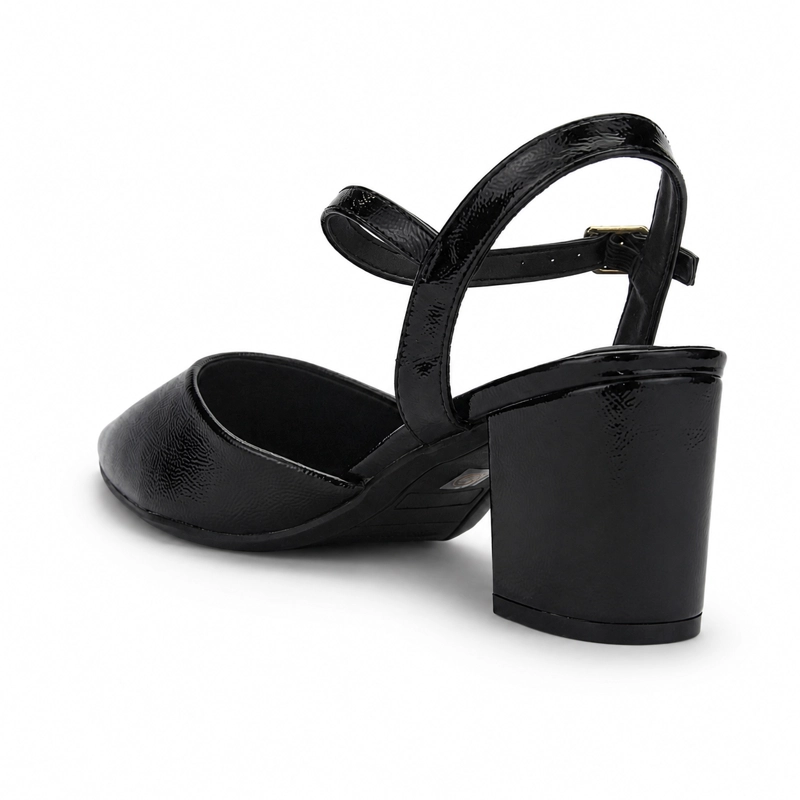 ZAPATO NEGRO MUJER CASUAL CHALADA BOLSE - 4