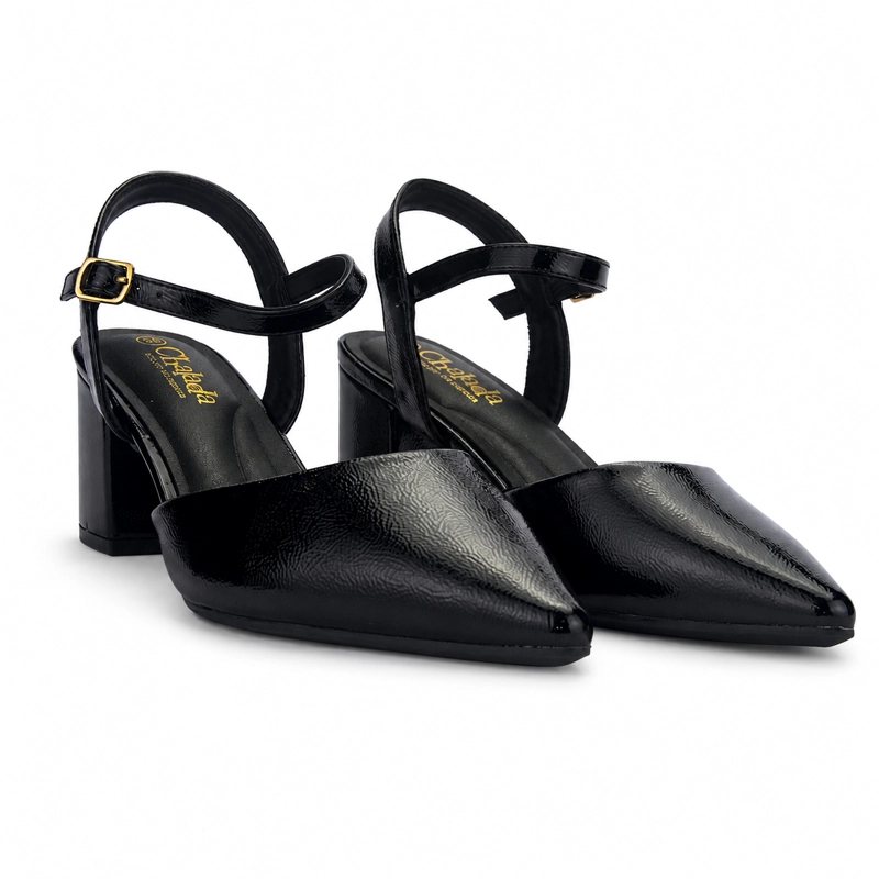 ZAPATO NEGRO MUJER CASUAL CHALADA BOLSE - 5