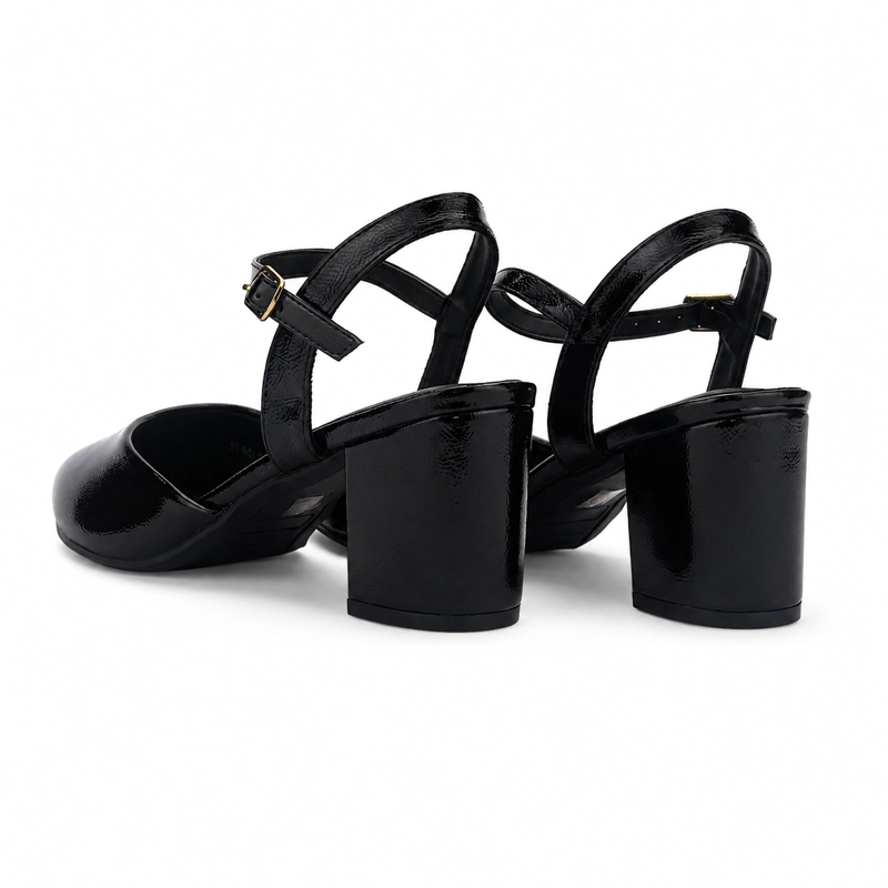 ZAPATO NEGRO MUJER CASUAL CHALADA BOLSE - 6