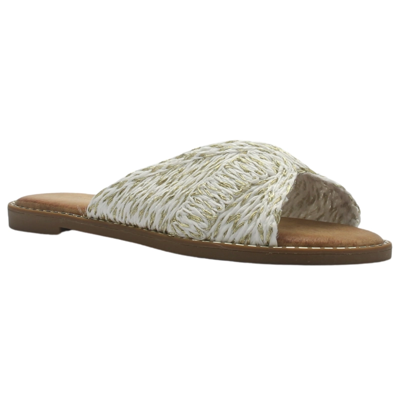 SANDALIA MUJER CASUAL BLANCO CHALADA ALKI-14 - 3