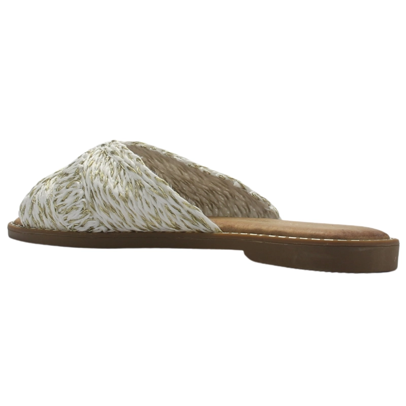 SANDALIA MUJER CASUAL BLANCO CHALADA ALKI-14 - 4