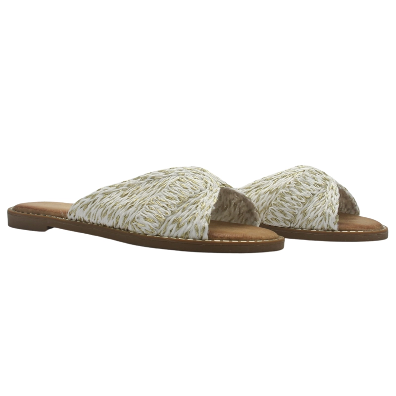 SANDALIA MUJER CASUAL BLANCO CHALADA ALKI-14 - 5