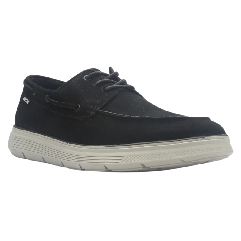 MOCASIN NEGRO HOMBRE CASUAL FERRACINI 7272 PRISMA - 3