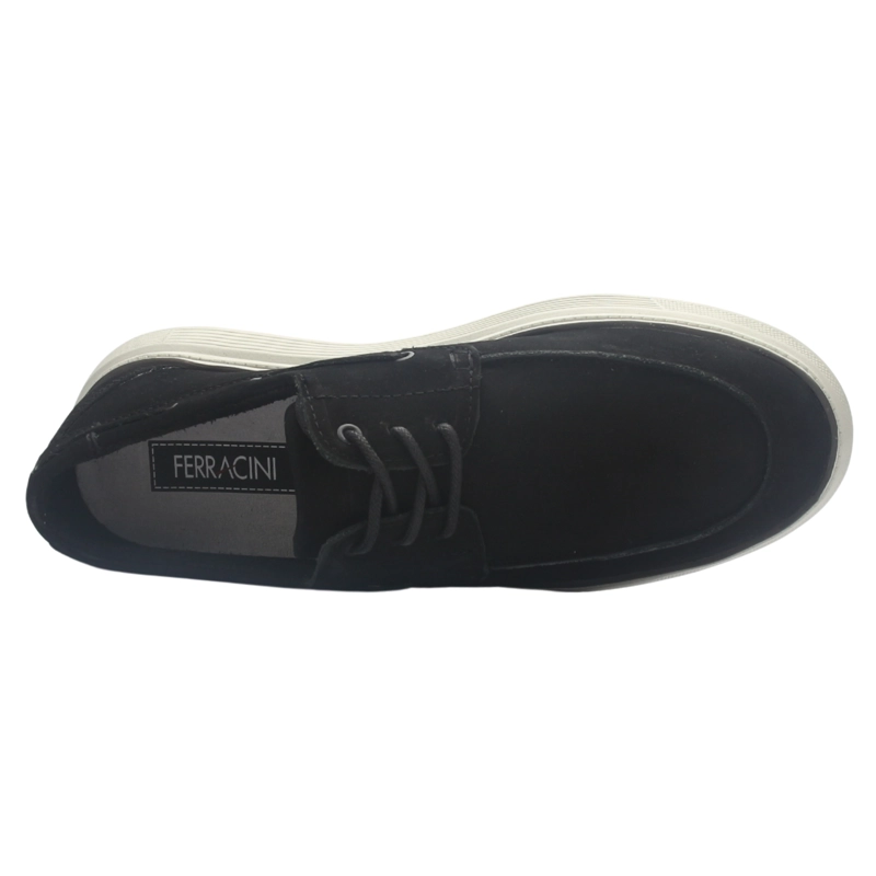 MOCASIN NEGRO HOMBRE CASUAL FERRACINI 7272 PRISMA - 5