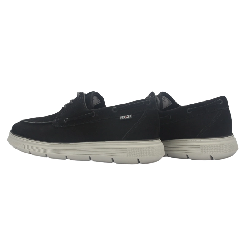 MOCASIN NEGRO HOMBRE CASUAL FERRACINI 7272 PRISMA - 8