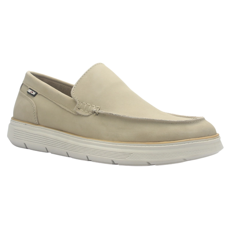 MOCASIN DE HOMBRE BEIGE CASUAL FERRACINI 7271 PRISMA - 3