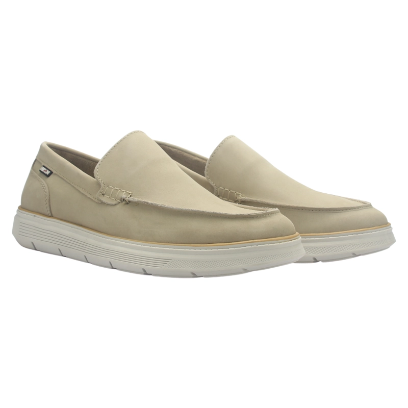 MOCASIN DE HOMBRE BEIGE CASUAL FERRACINI 7271 PRISMA - 5
