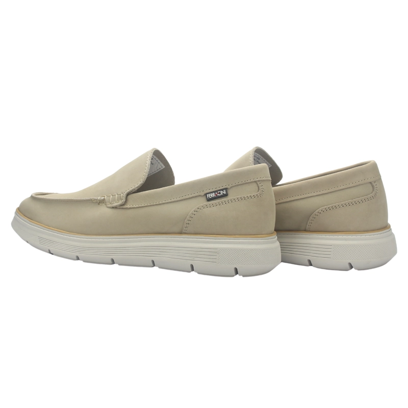 MOCASIN DE HOMBRE BEIGE CASUAL FERRACINI 7271 PRISMA - 6