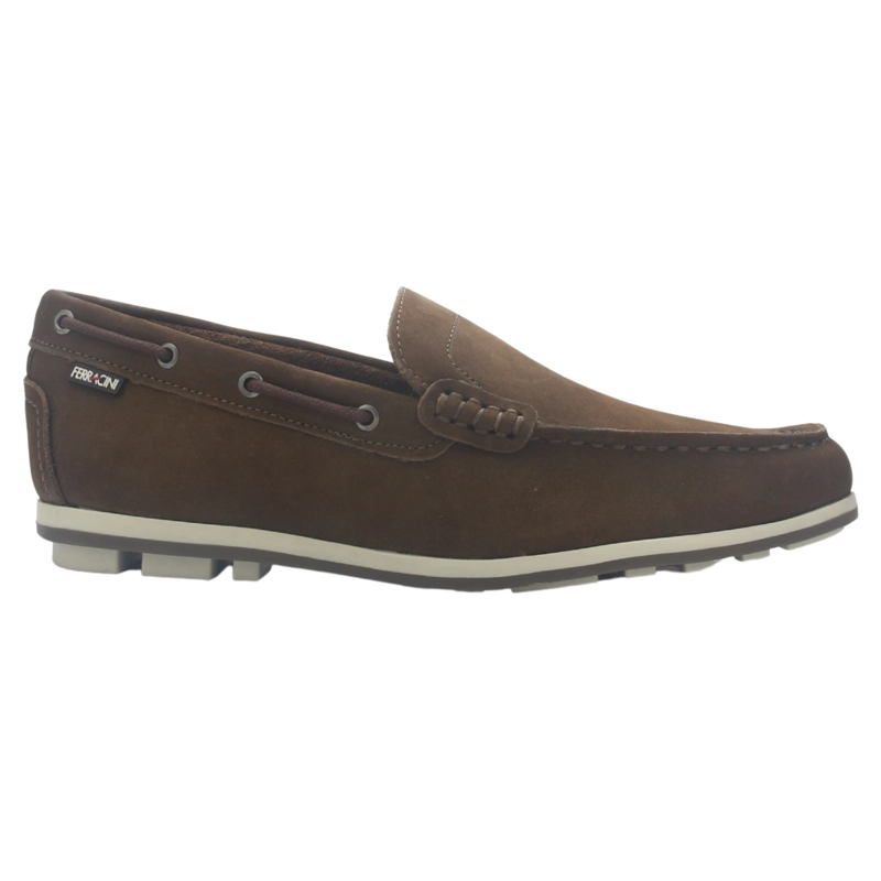 MOCASIN CAFE  HOMBRE CASUAL FERRACINI 3138 ASTRAL - 1