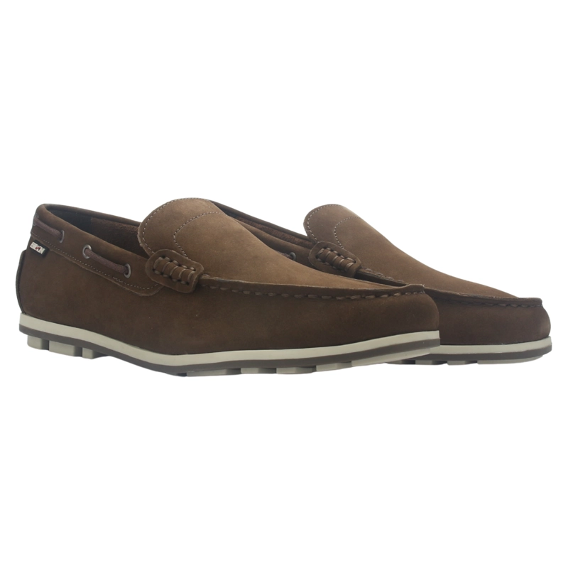 MOCASIN CAFE  HOMBRE CASUAL FERRACINI 3138 ASTRAL - 7
