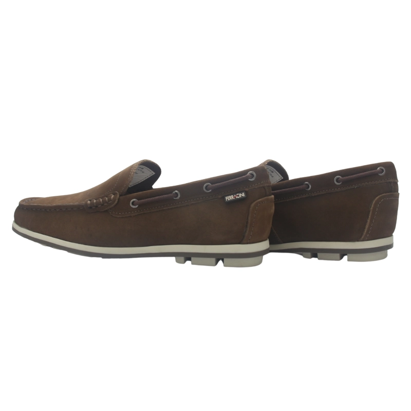 MOCASIN CAFE  HOMBRE CASUAL FERRACINI 3138 ASTRAL - 8