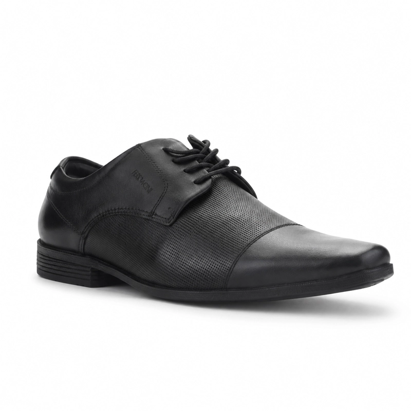 ZAPATO NEGRO HOMBRE CASUAL FERRACINI 4083 LIVERPOOL - 3