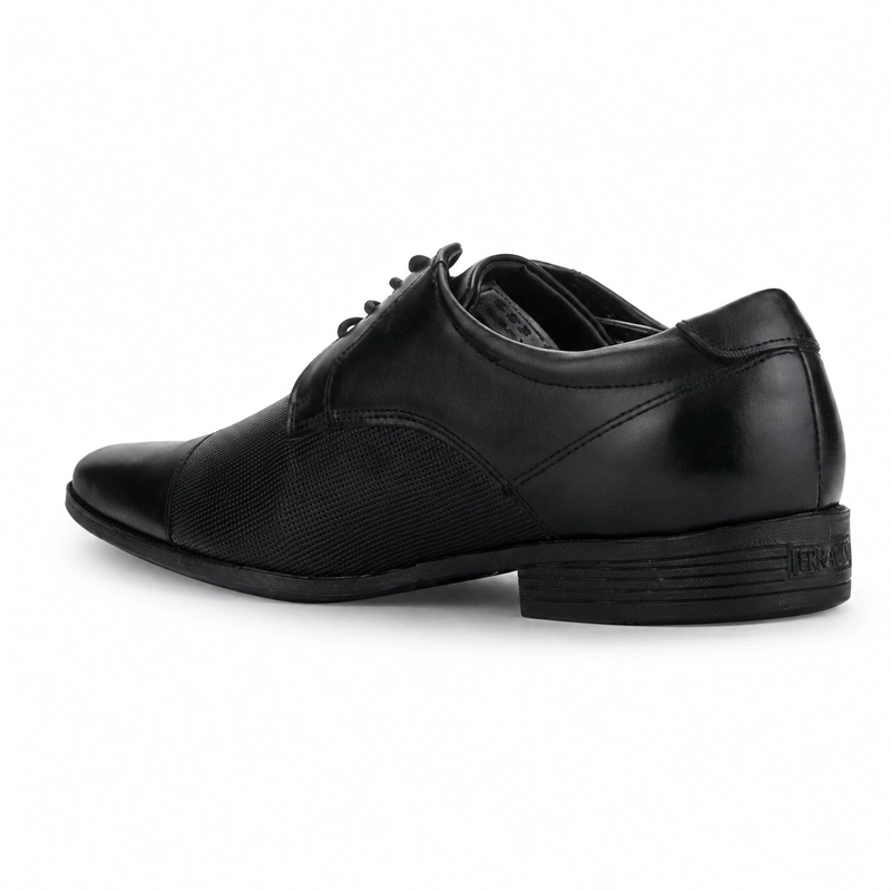 ZAPATO NEGRO HOMBRE CASUAL FERRACINI 4083 LIVERPOOL - 4