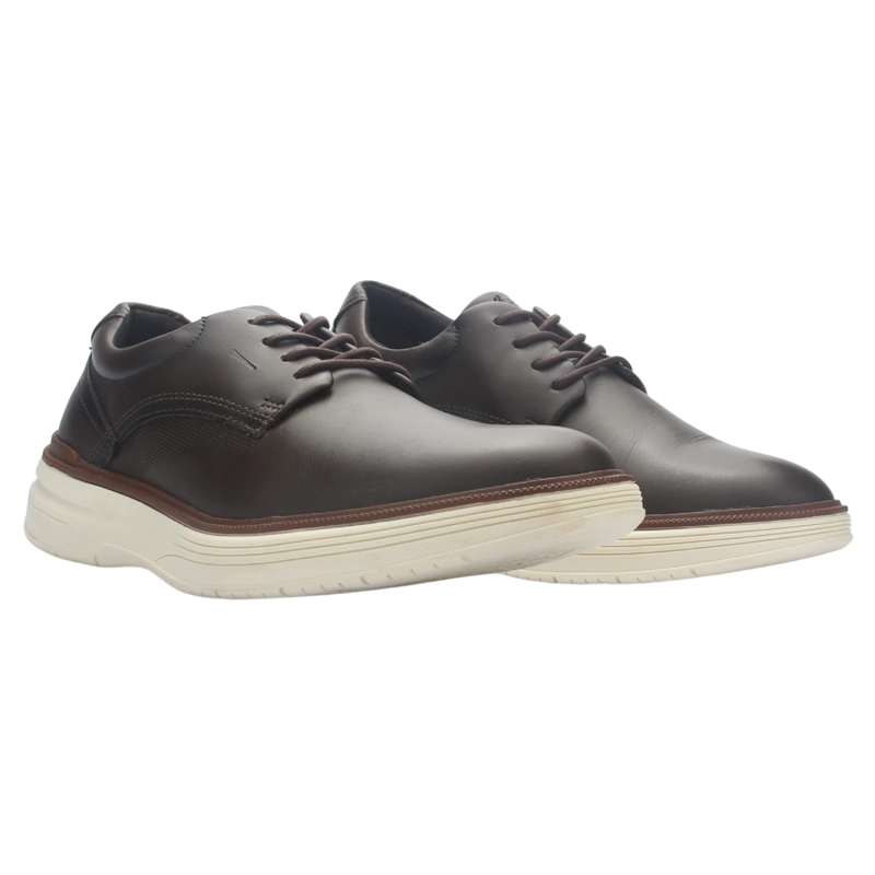 ZAPATO DE HOMBRE CAFE  CASUAL FERRACINI 3166 MODENA - 7