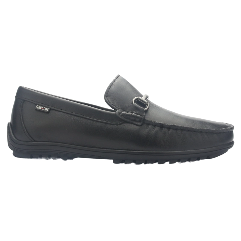 MOCASIN NEGRO HOMBRE CASUAL FERRACINI 5156 NEO - 1
