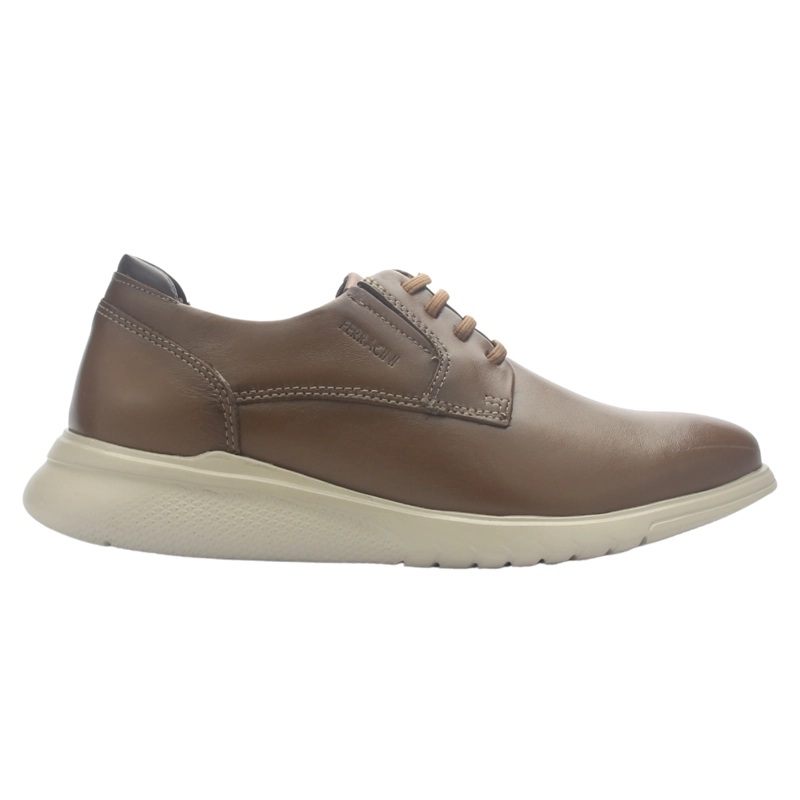 ZAPATO CAFE  HOMBRE CASUAL FERRACINI 3846 GLOVER - 1