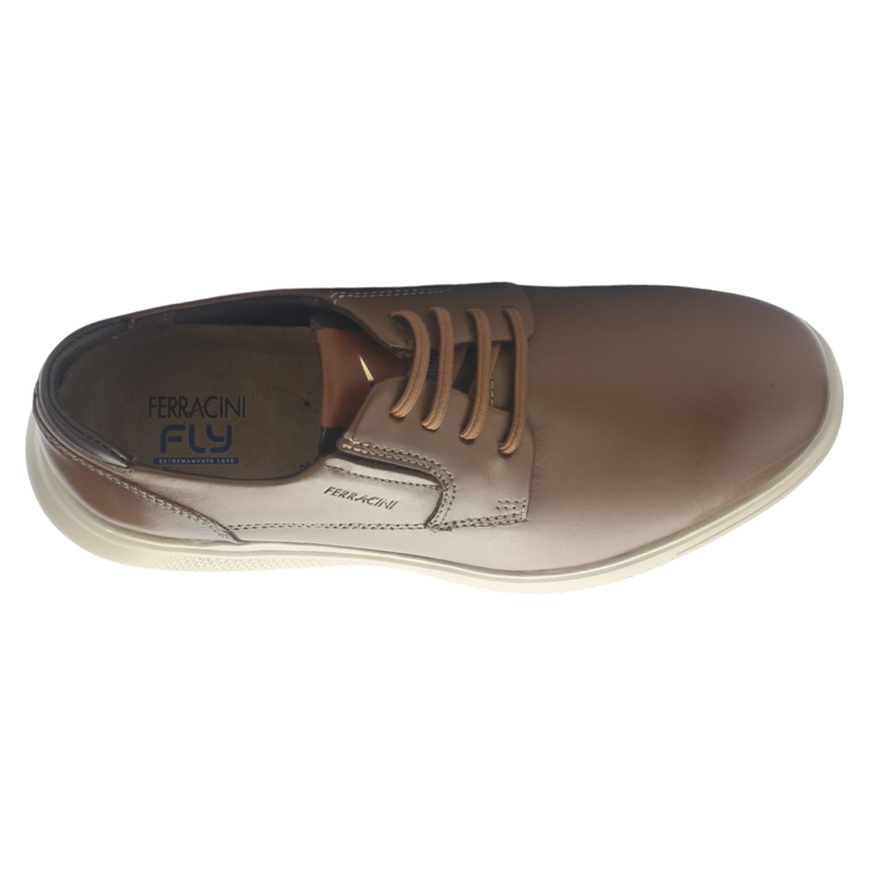 ZAPATO CAFE  HOMBRE CASUAL FERRACINI 3846 GLOVER - 5