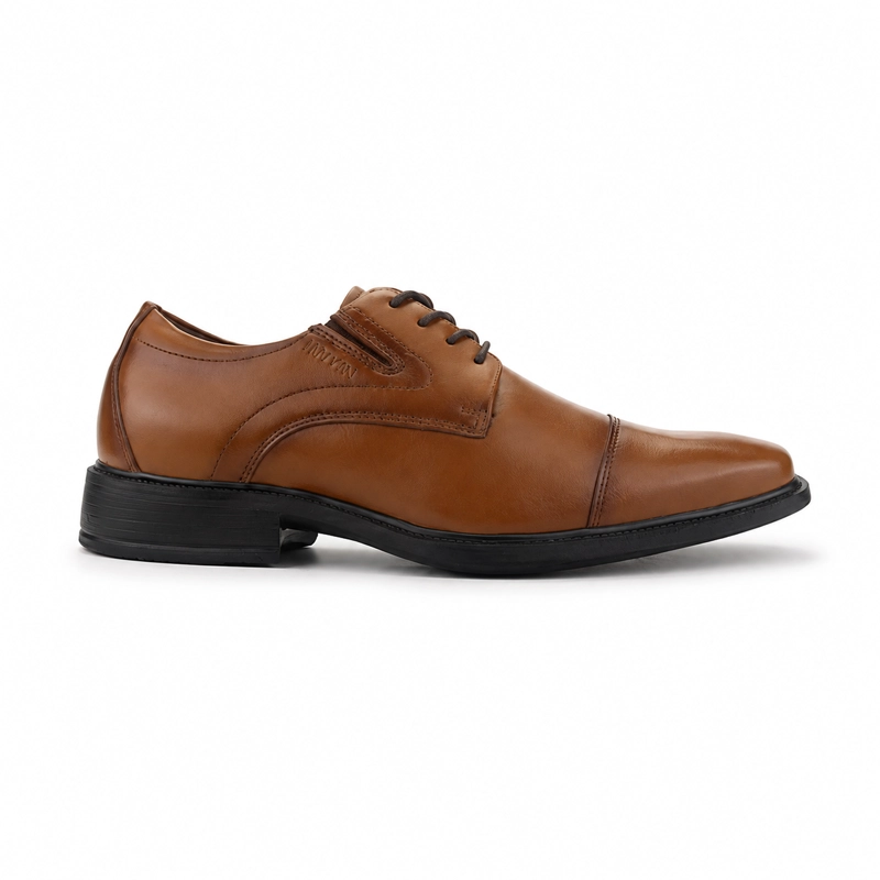 ZAPATO CAFE  DE HOMBRE CASUAL FERRACINI 6868 PARIS - 1