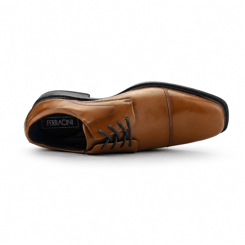 ZAPATO CAFE  DE HOMBRE CASUAL FERRACINI 6868 PARIS - 5