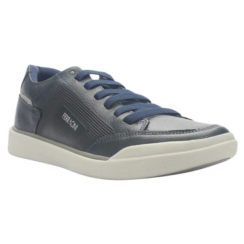ZAPATILLA DE HOMBRE AZUL MARINO URBANO FERRACINI 1062 STAR - 3