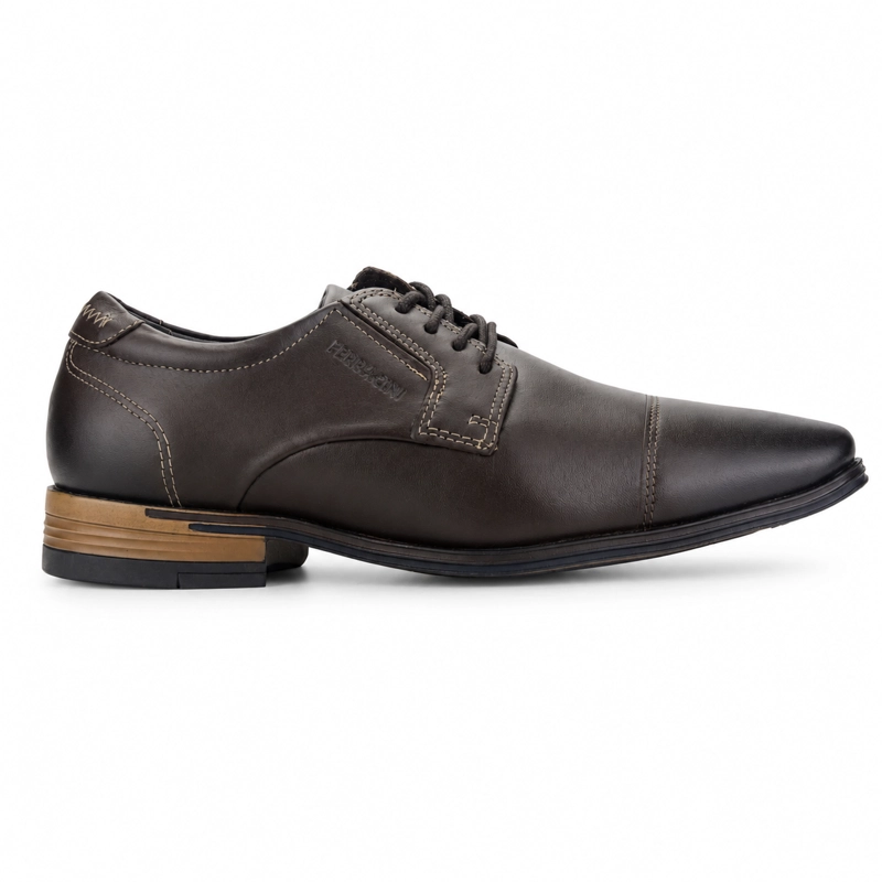 ZAPATO CAFE  HOMBRE CASUAL FERRACINI 6214 PORTO - 1