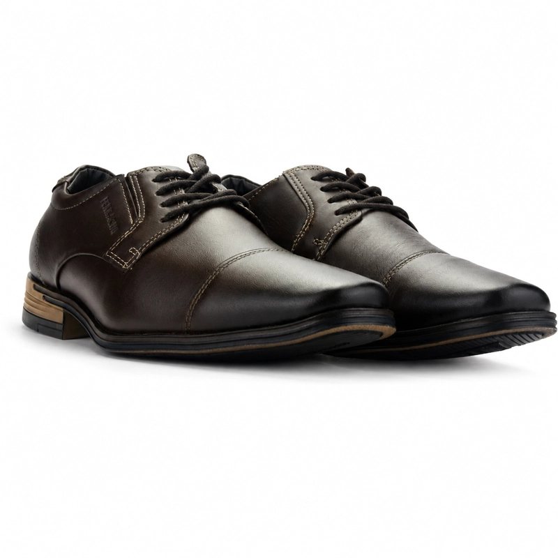 ZAPATO CAFE  HOMBRE CASUAL FERRACINI 6214 PORTO - 6