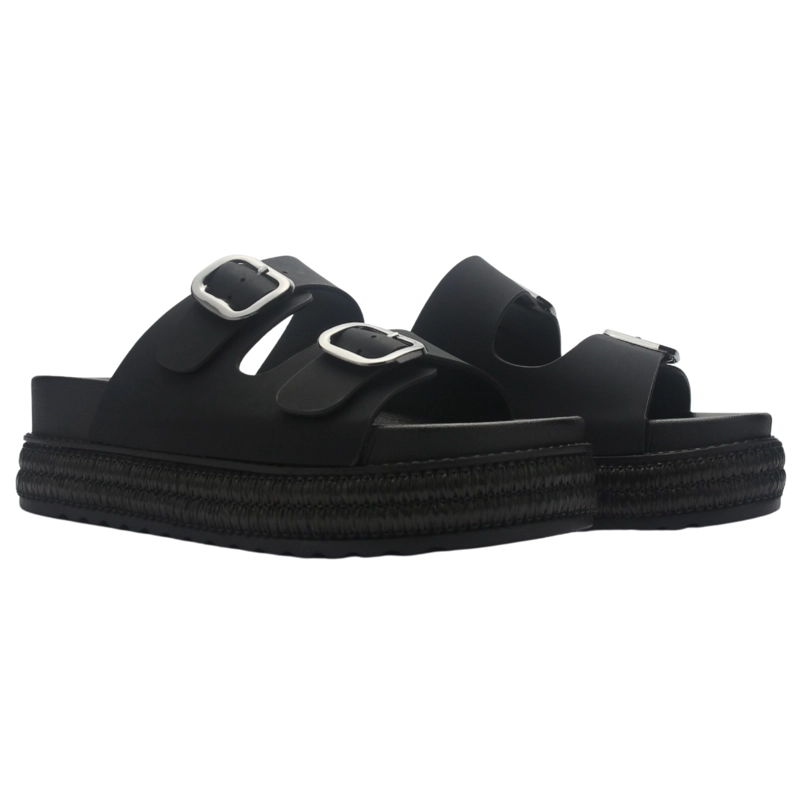 SANDALIA MUJER CASUAL NEGRO CHALADA YUKON-17 - 6