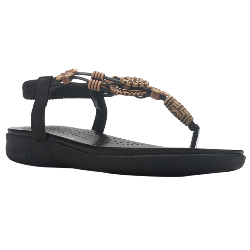 SANDALIA MUJER CASUAL NEGRO CHALADA CLARA-10 - 3