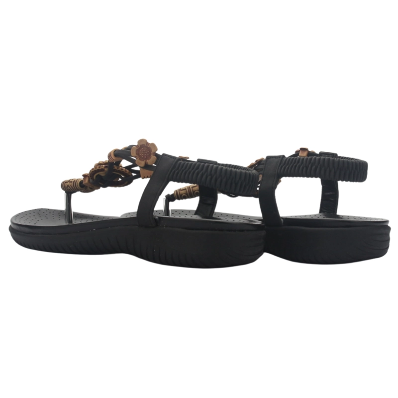 SANDALIA MUJER CASUAL NEGRO CHALADA CLARA-10 - 6