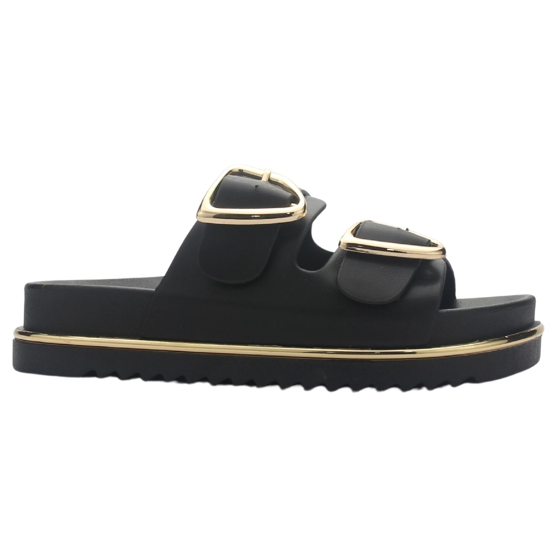 SANDALIA MUJER CASUAL NEGRO CHALADA BORA-21 - 1