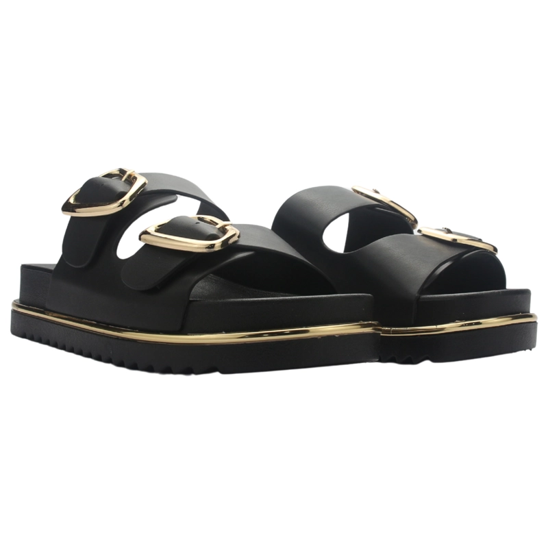 SANDALIA MUJER CASUAL NEGRO CHALADA BORA-21 - 6
