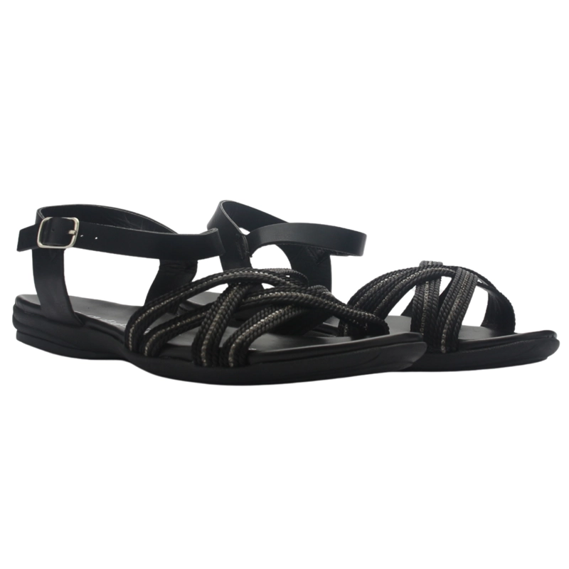SANDALIA MUJER CASUAL NEGRO CHALADA ANATOMIC86 - 5